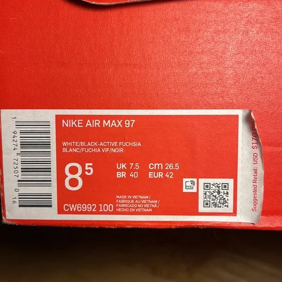 Air Max Nike Sneakers Size 8.5 - Picture 15 of 15